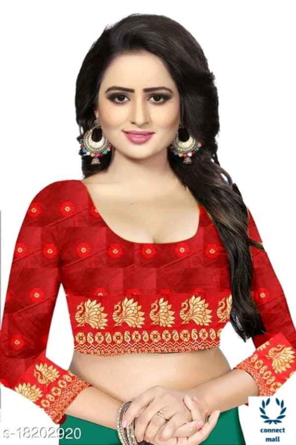 COTTON BASED JACQUARD SAREES  - Saree Length Size-5.5m Blouse Length Size-0.8, Cotton Silk, Zari woves, pack of :1